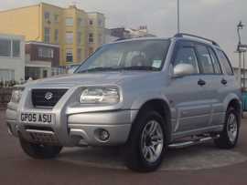 Click on this photo of the Suzuki Grand Vitara 2.0 16v Estate 5-Speed to enlarge... for sale at Sussex Trade Centre Lancing - if this photo is missing try refreshing the page if the photo still doesn't appear this vehicle might be already sold - click the home button if you found this page via a search engine